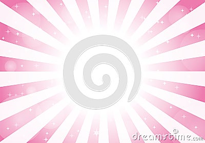 Pink radial background light vector Vector Illustration