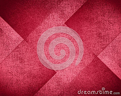 Pink and red background design, abstract block pattern Stock Photo
