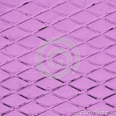 Pink rhombus metal texture Stock Photo