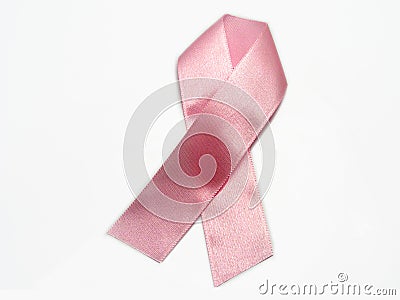 Pink ribbon Stock Photo