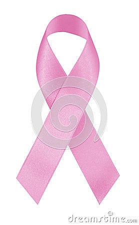 Pink Ribbon Stock Photo