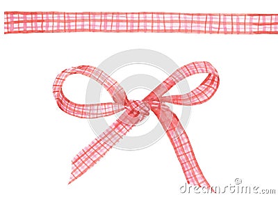 Pink ribbon Cartoon Illustration