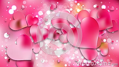 Pink Romance Background Stock Photo