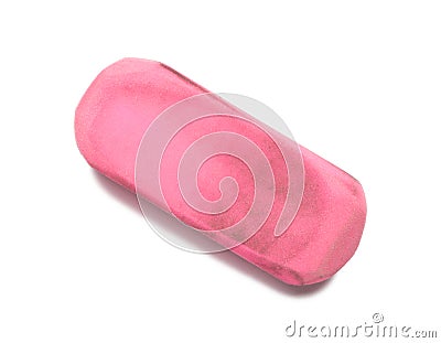 Pink Rubber Eraser Stock Photo