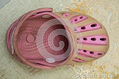 Pink Sandal Stock Photo