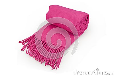 Pink scarf Stock Photo