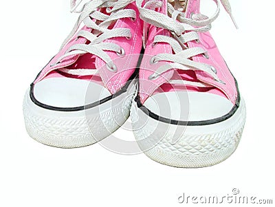 Pink shoes Stock Photo
