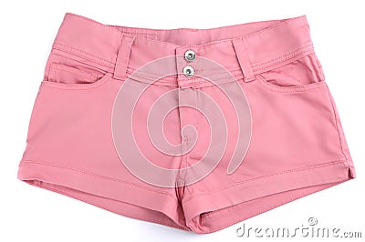 Pink Shorts Stock Photo