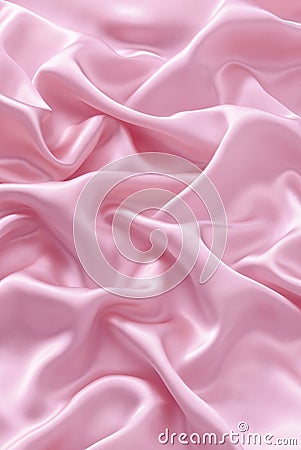 Pink Silk Stock Photo