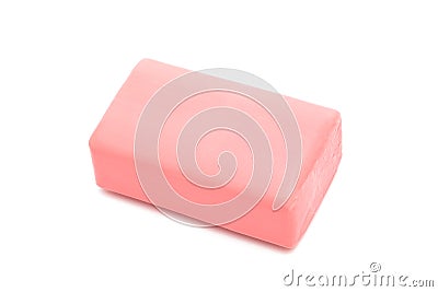 Pink soap Stock Photo