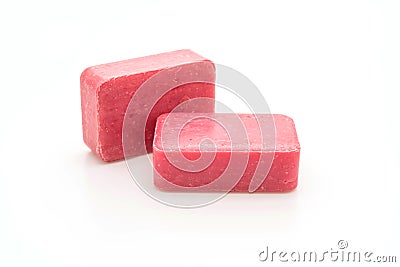 pink soap Stock Photo