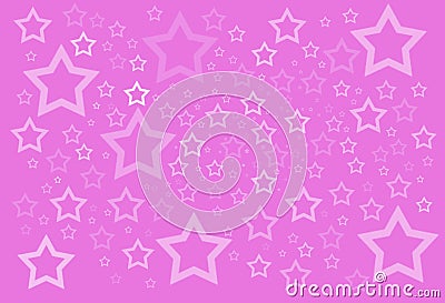 Pink Stars Background Stock Photography - Image: 17253512