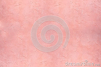 Pink stucco wall plaster texture - plastered wall Stock Photo