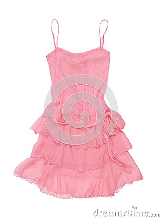 Pink sundress Stock Photo