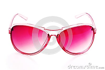Pink sunglasses Stock Photo