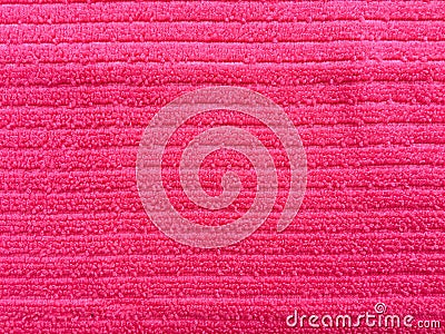 Pink towel textile texture background Stock Photo