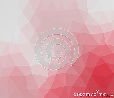 Pink triangle. Vector Illustration