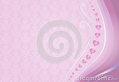 Pink&violet card background Stock Photo