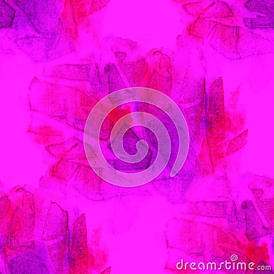 Pink watercolor textured background. Abstract seamless pattern. Stock Photo