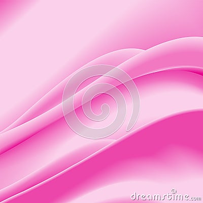 Pink wavy abstract background Vector Illustration