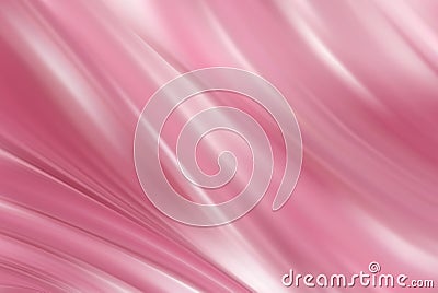 Pink wavy fabric. Abstract luxury background. Draped silky textile. Decoration for poster design, banner,poster,web Vector Illustration