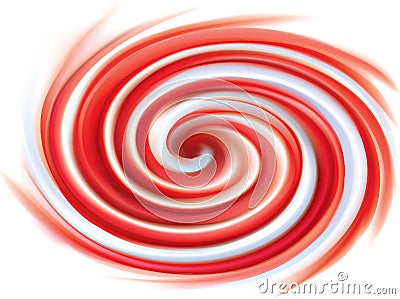 Pink and white candy cane sweet spiral backdrop Vector Illustration