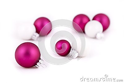 Pink and white decorations Stock Photo