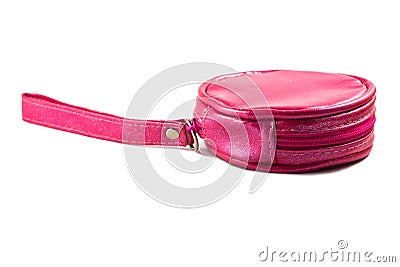 Pink women bag Stock Photo