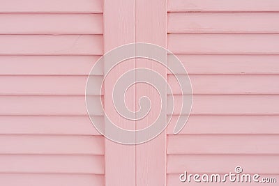 Pink Wooden Stripes Retro Folding Panel Texture Stock Photo