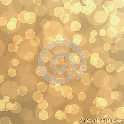 Gold Golden Yellow Circle Bokeh Glitter Balloon Abstract Wallpaper Texture Background Stock Photo