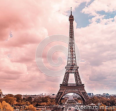Pinky Paris Stock Photo