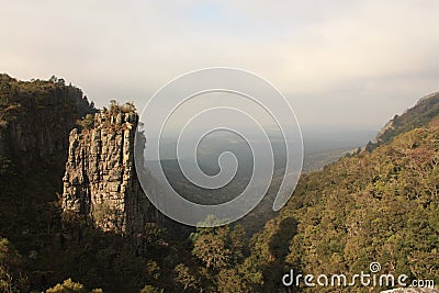 The Pinnacle Blyde River Canyon Southafrica Stock Photo