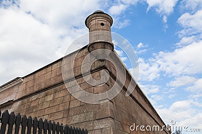 Pinnacle on the Trubetskoy bastion Stock Photo