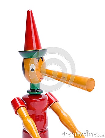 Pinocchio Close Up Editorial Stock Photo