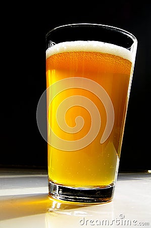 Pint glass Stock Photo