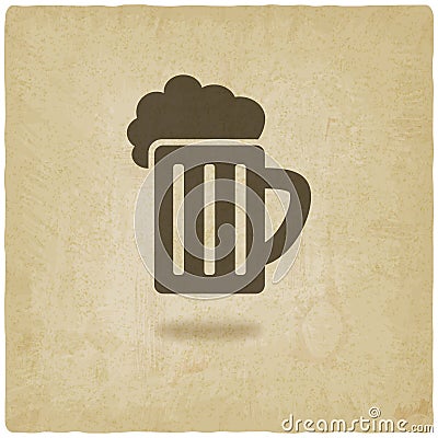 Pint old background Vector Illustration