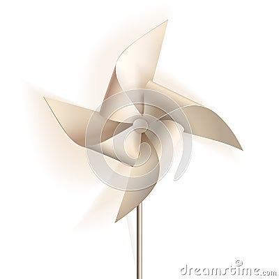 Pinwheel. Vector Illustration