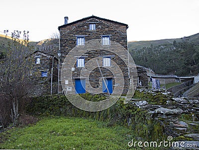 Piodao is a very old little mountain village,in Arganil,Portugal Stock Photo