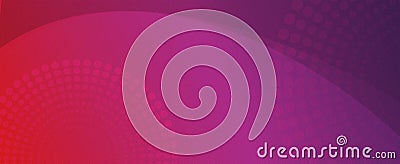 Piolet abstract vector long banner. Minimal style pattern with space for text Stock Photo