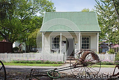 Pioneer Cottage, Greytown Editorial Stock Photo