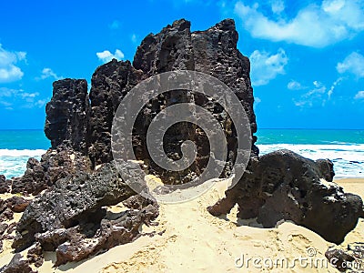 Pipa Beach in Brazil Stock Photo