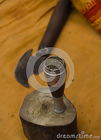 Pipe chillum Stock Photo