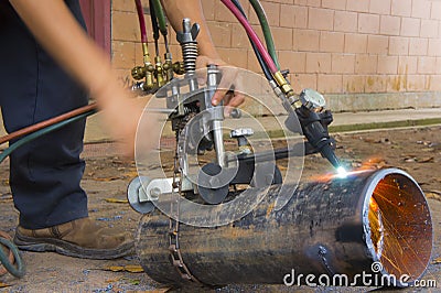 Pipe cutter Stock Photo