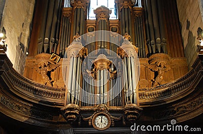 Pipe organ Stock Photo