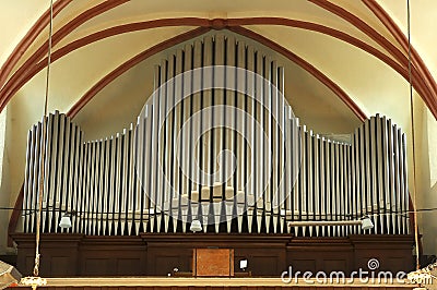 pipe organ Stock Photo