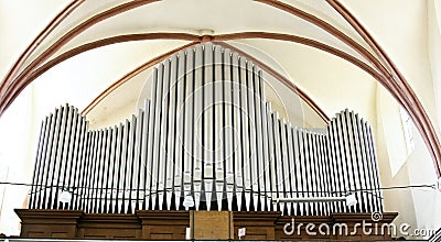 Pipe organ Stock Photo