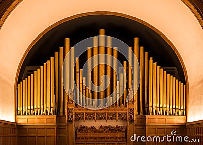 Pipe organ Editorial Stock Photo