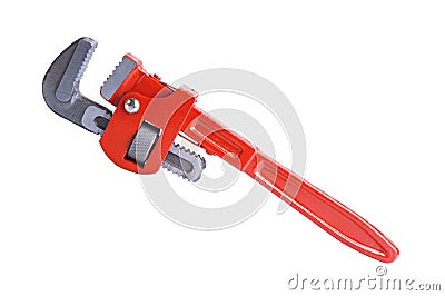 Pipe wrench Stock Photo