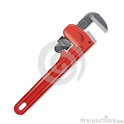 Pipe Wrench - Vector Illustration Vector Illustration