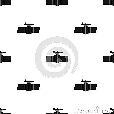 Pipeline shutter.Oil single icon in black style vector symbol stock illustration web. Vector Illustration